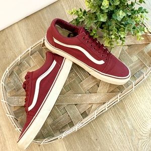 Vans Old Skool Men’s Size 11 Burgundy Red